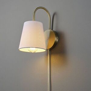 Globe Electric -  1-Light Matte Brass Hardwire or Plu Brass
